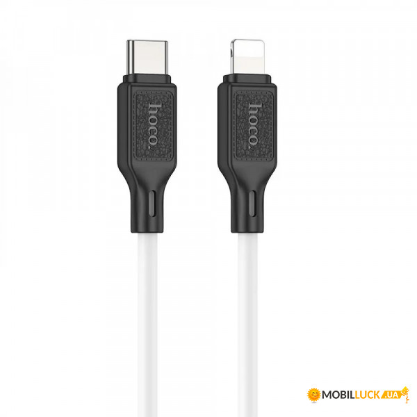 Hoco X97 Crystal USB Apple Lightning 2.4 A 20 W 1  White (6931474799791)
