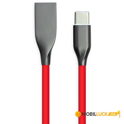   PowerPlant USB 2.0 AM to Type-C 2.0m red (CA911394)