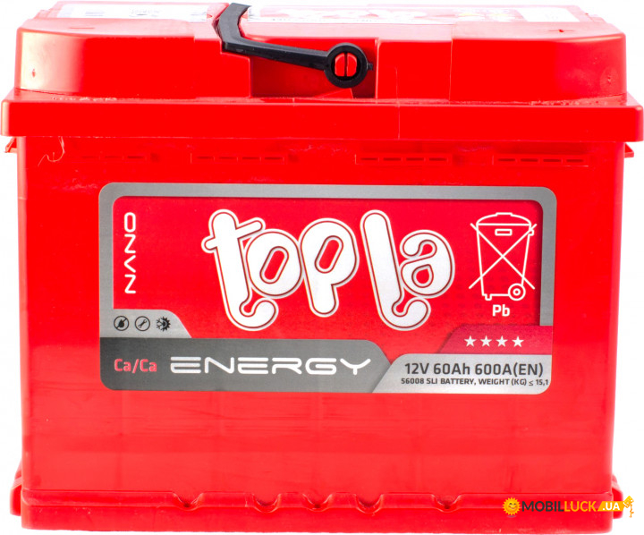   Topla 60Ah/12V Energy Euro (0) (108 060)