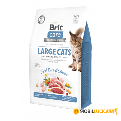     Brit Care Cat GF Large cats Power and Vitality 400  (8595602540921)