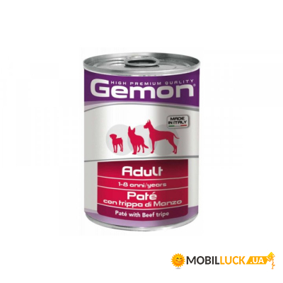    Gemon Dog Wet Adult     400  (8009470387804)