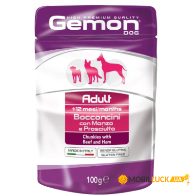     Gemon Dog Wet Adult      100  (8009470300605)