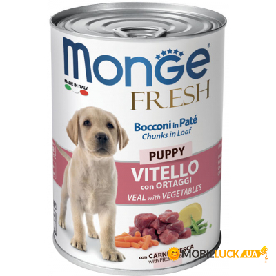    Monge Dog FRESH Puppy    400  (8009470014441)