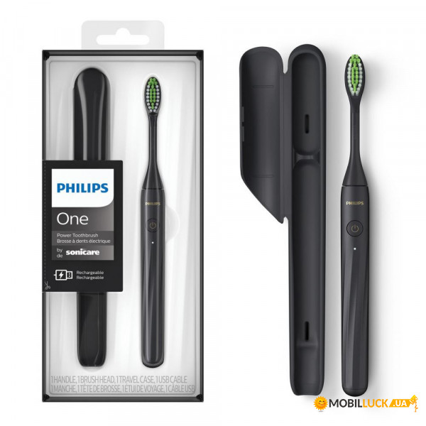    Philips One by Sonicare Rechargeable Shadow Black HY1200/06