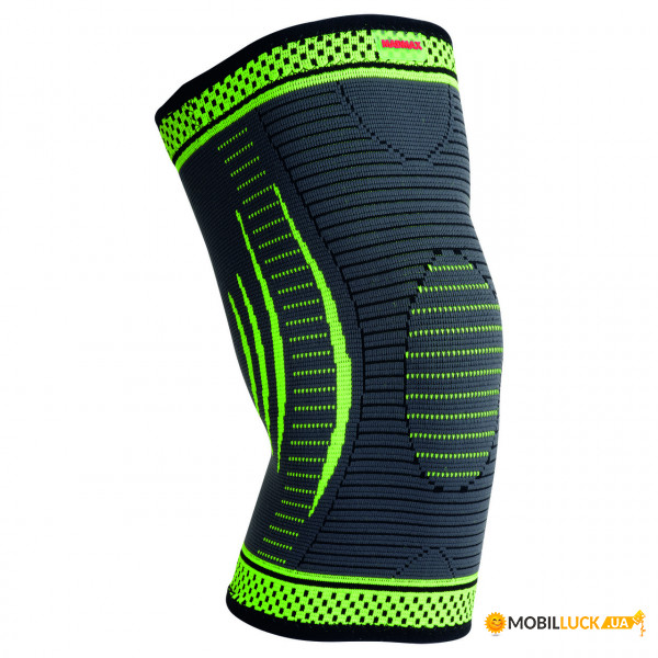   MadMax MFA-284 3D Compressive knee support Dark grey/Neon green L