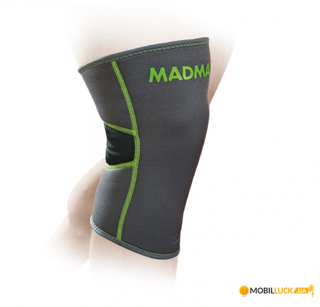  MadMax MFA-294 Zahoprene Knee Support Dark Grey/Green M