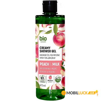    Bio Naturell Peach & Milk 473  (4820168434259)