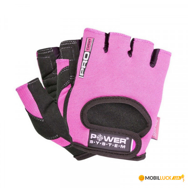    Power System Pro Grip Gloves Pink 2250P1 M size