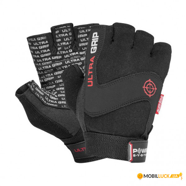    Power System Ultra Grip Gloves Black 2400BK XL size