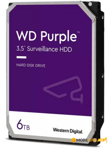   3.5 6TB Western Digital Purple 5400rpm 256MB SATAIII (WD64PURZ)