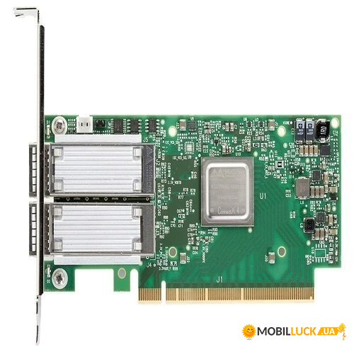   Dell Mellanox ConnectX-5 Dual Port 10/25GbE SFP28 Adapter, PCIe Full Height, V2 (540-BDIZ)