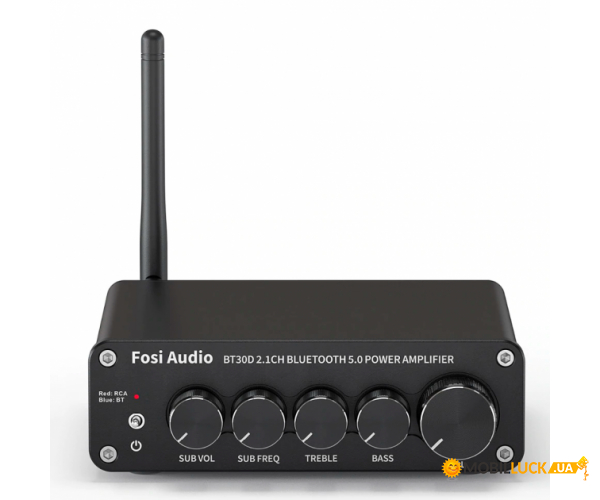   Fosi Audio BT30D black. Bluetooth 5.0, 2x50W+100W 