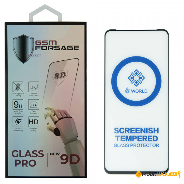   Premium Tempered Glass  Xiaomi Redmi Note 10 5G / Poco M3 Pro 5G (6.5) Black