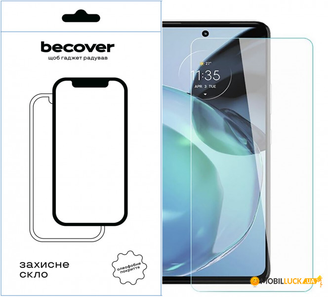   BeCover Motorola Moto G52/G82 3D Crystal Clear Glass (709736) 