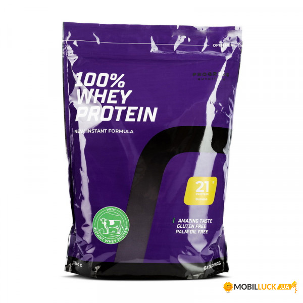 Progress Nutrition 100% Whey Protein (1.84 kg chocolate)