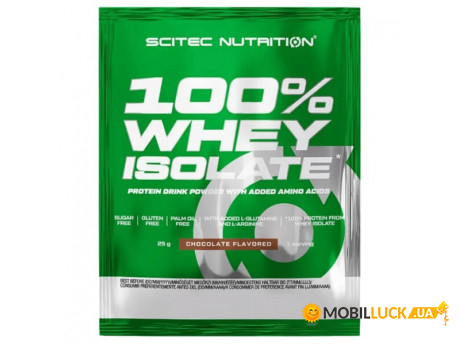   Scitec Nutrition 100 Whey Isolate 25 g Chocolate