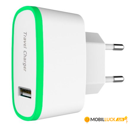   Toto TZR-07 Travel charger 2USB 2,1A White