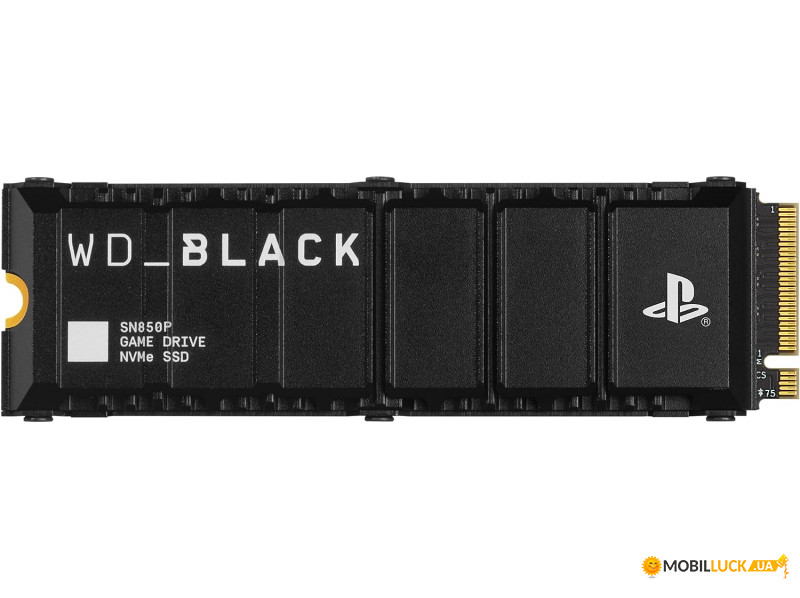 SSD  Officially for PS5 M.2 with Heatsink WD SN850P 2TB (WDBBYV0020BNC-WRSN)