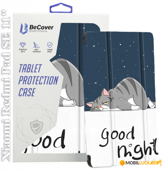 - BeCover Smart Case Xiaomi Redmi Pad SE11 Good Night (709868)