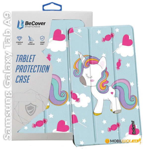 - BeCover Smart Case Samsung Galaxy Tab A9 SM-X115 8.7 Unicorn (709921)