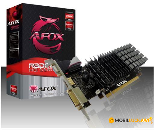  AFOX Radeon HD 6450 2GB DDR3 64 Bit DVI-HDMI-VGA Low profile (AF6450-2048D3L9-V2)