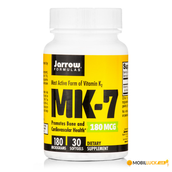    Jarrow Formulas MK-7 180 mcg 30  