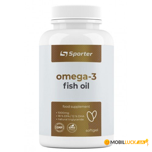   Sporter Omega 3 1000 mg 60  