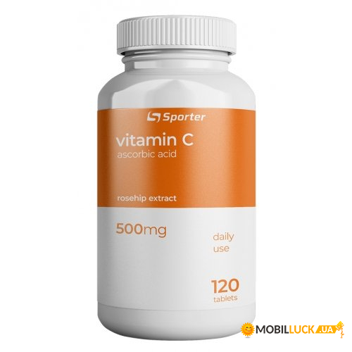   Sporter Vitamin C 500 mg with rosehip 120  
