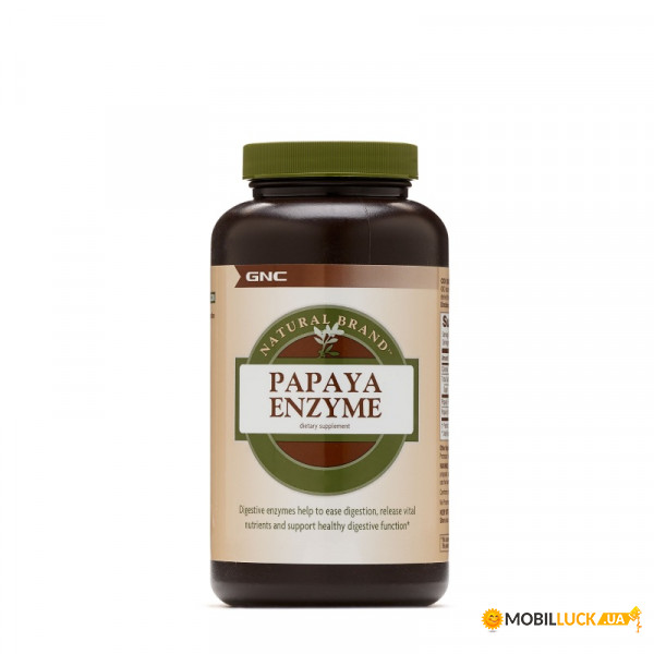  GNC Papaya Enzyme 600 