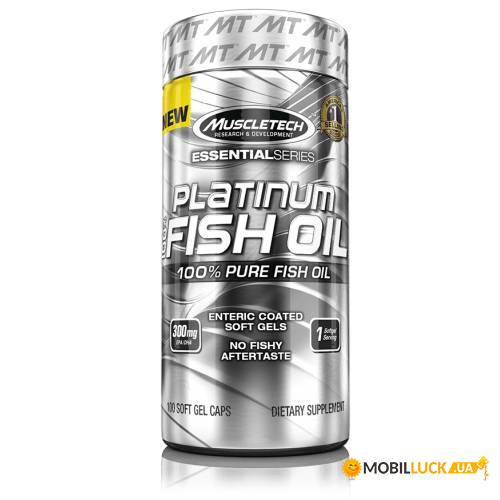   Muscle Tech Platinum 100 Fish Oil 100  