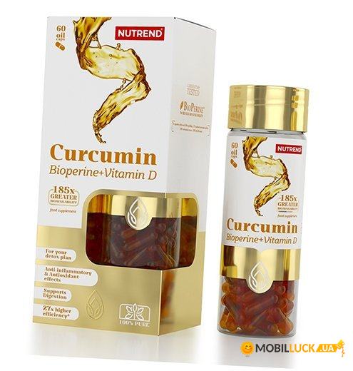  Nutrend Curcumin Bioperine+Vitamin D 60  (71119001)