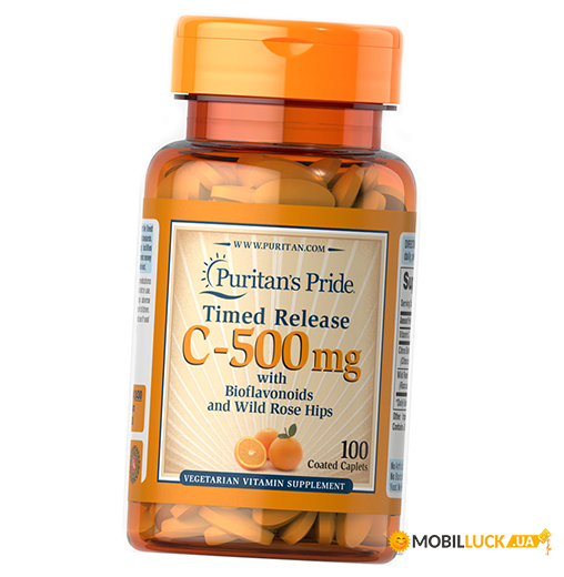  Puritan's Pride Vitamin C-500 with Rose Hips Time Release 100  (36095001)
