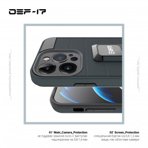  ArmorStandart DEF17 case Apple iPhone 13 Pro Black (ARM61340) 5