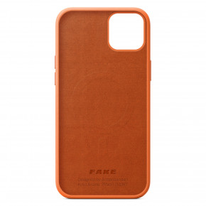  ArmorStandart FAKE Leather Case Apple iPhone 14 Plus Golden Brown (ARM64459) 3