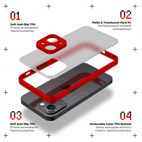  ArmorStandart Frosted Matte Xiaomi Redmi Note 12 Pro 4G Red (ARM68326) 3