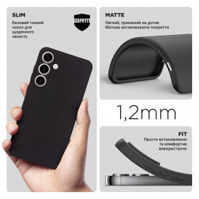  ArmorStandart Matte Slim Fit Samsung S24 Plus Camera cover Black (ARM72476) 4