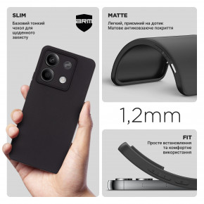  ArmorStandart Matte Slim Fit Xiaomi Redmi Note 13 Pro 5G Camera cover Black (ARM71858) 4