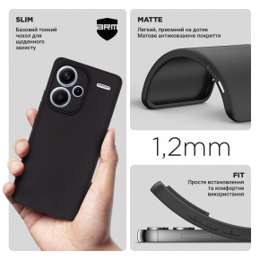  ArmorStandart Matte Slim Fit Xiaomi Redmi Note 13 Pro+ 5G Camera cover Black (ARM71860) 4