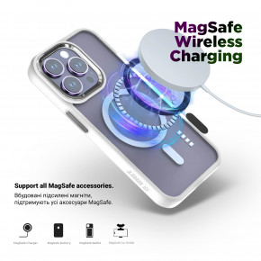  ArmorStandart Unit MagSafe Apple iPhone 12/12 Pro Matte Clear Silver (ARM70444) 4
