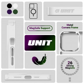  ArmorStandart Unit MagSafe Apple iPhone 12/12 Pro Matte Clear Silver (ARM70444) 6