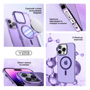  ArmorStandart Y23 MagSafe Apple iPhone 15 Pro Transparent Purple (ARM68340) 4