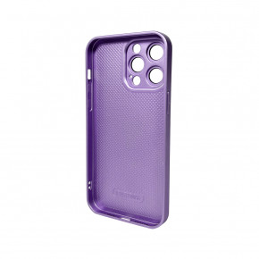   AG Glass Matt Frame Color Logo Apple iPhone 15 Pro Max Light Purple (AGMattFrameiP15PMLPurple) 3
