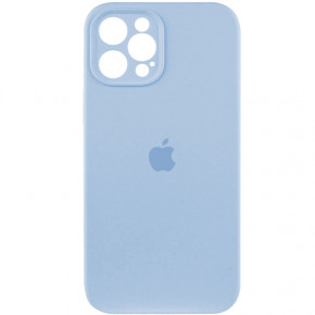   Silicone Full Case AA Camera Protect Apple iPhone 11 Pro Max Mist Blue (FullAAi11PM-27)