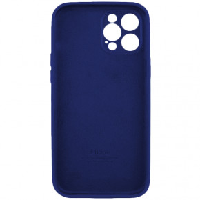   Silicone Full Case AA Camera Protect Apple iPhone 12 Pro Navy Blue (FullAAi12P-39) 3