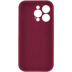   Silicone Full Case AA Camera Protect Apple iPhone 13 Pro Plum (FullAAi13P-47) 3