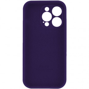   Silicone Full Case AA Camera Protect Apple iPhone 13 Pro Berry Purple (FullAAi13P-59) 3
