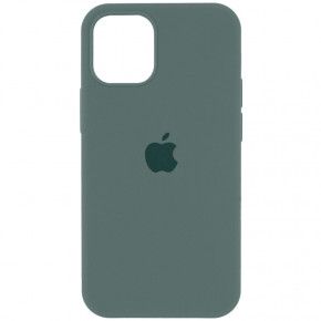  Silicone Full Case AA Open Cam Apple iPhone 12 Pro Max Pine Green (FullOpeAAi12PM-46)