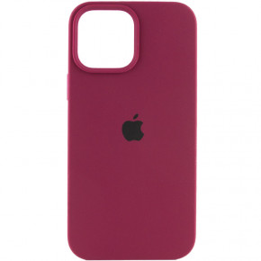   Silicone Full Case AA Open Cam Apple iPhone 14 Pro Max Maroon (FullOpeAAi14PM-35)