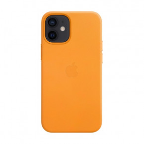  Leather Case  iPhone 12 mini with magsafe Orange 3