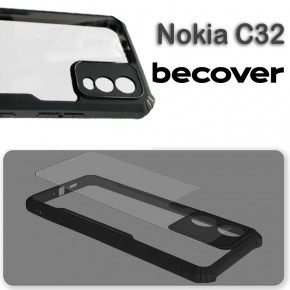  Anti-Bump BeCover Nokia C32 Black (710743)